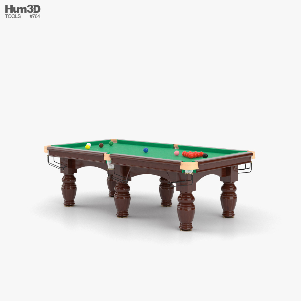 Snooker Mesa Modelo 3D