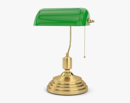 Banker Lamp 3D model