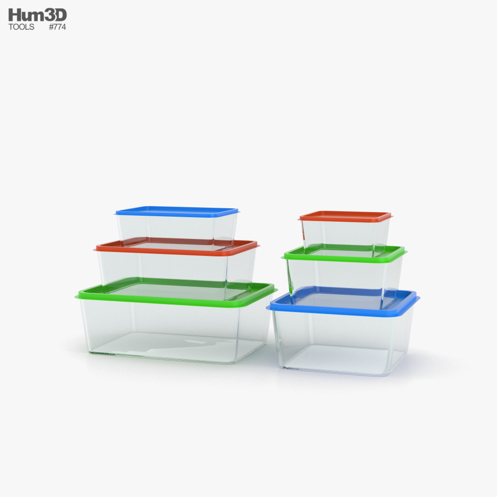 Food Container 3d model