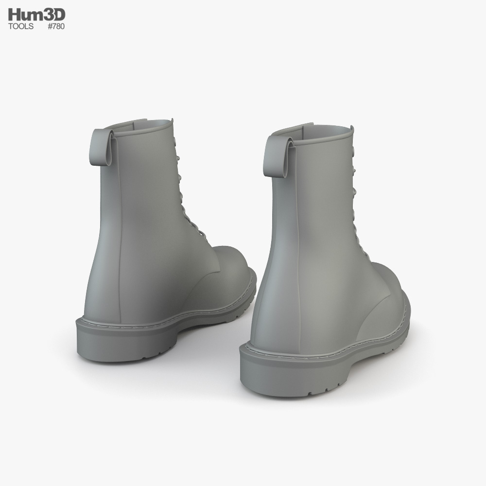 Dr. Martens Boots 3D model - Clothes on Hum3D