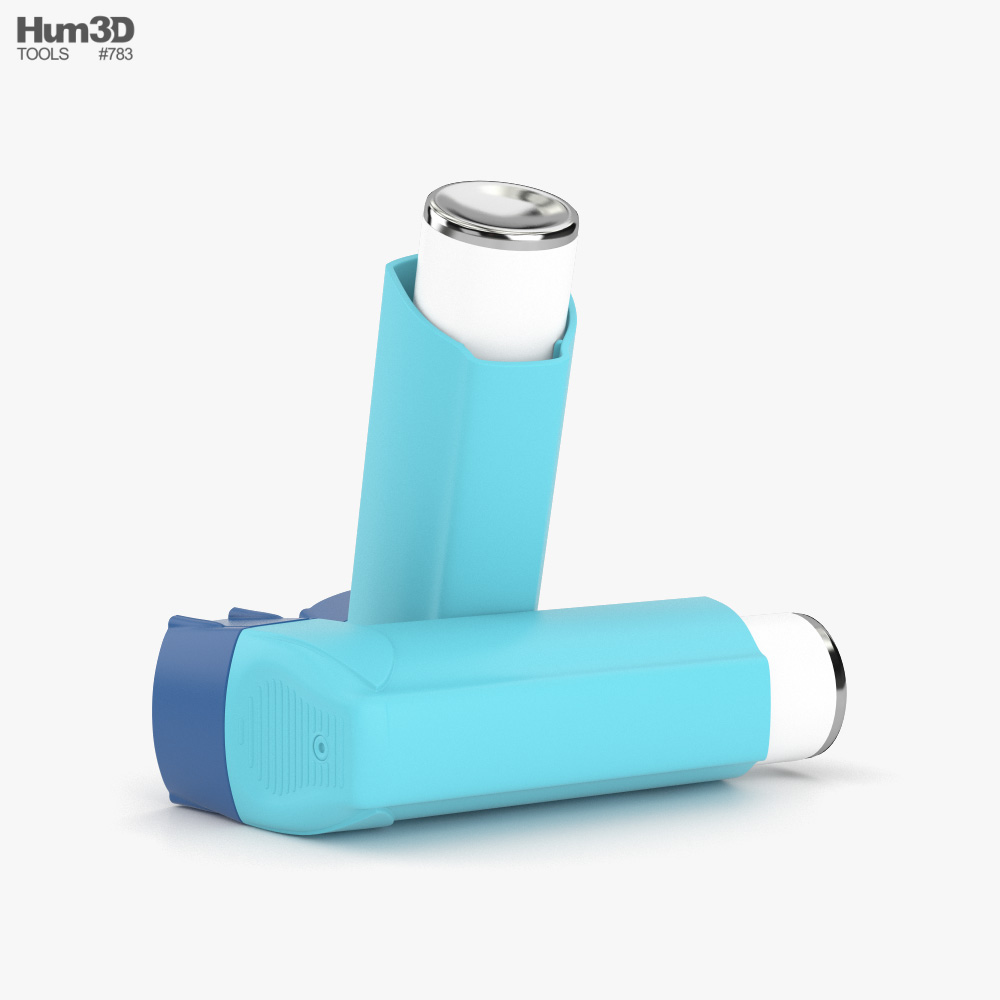 Inhaler 3D model - Life and Leisure on Hum3D