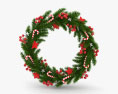 クリスマスリース 3Dモデル