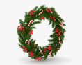 クリスマスリース 3Dモデル