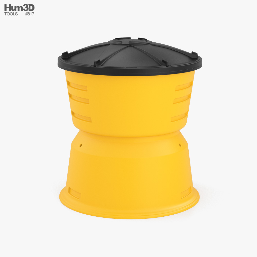 Sand Barrel type 3 3D model