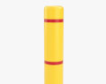 Removable Bollard with Rubber Base 03 3D 모델 
