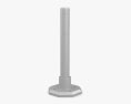 Removable Bollard with Rubber Base 03 3D 모델 