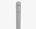Removable Bollard with Rubber Base 02 3d model