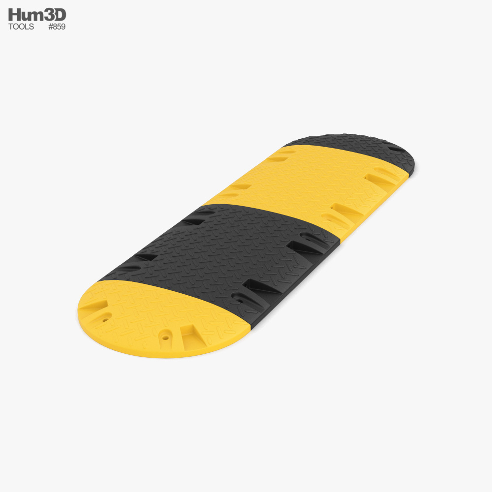 Rubber Speed Hump 3D model