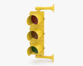 Traffic Light NY Style 3D model