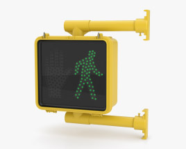 Walk Signal Single Modelo 3D