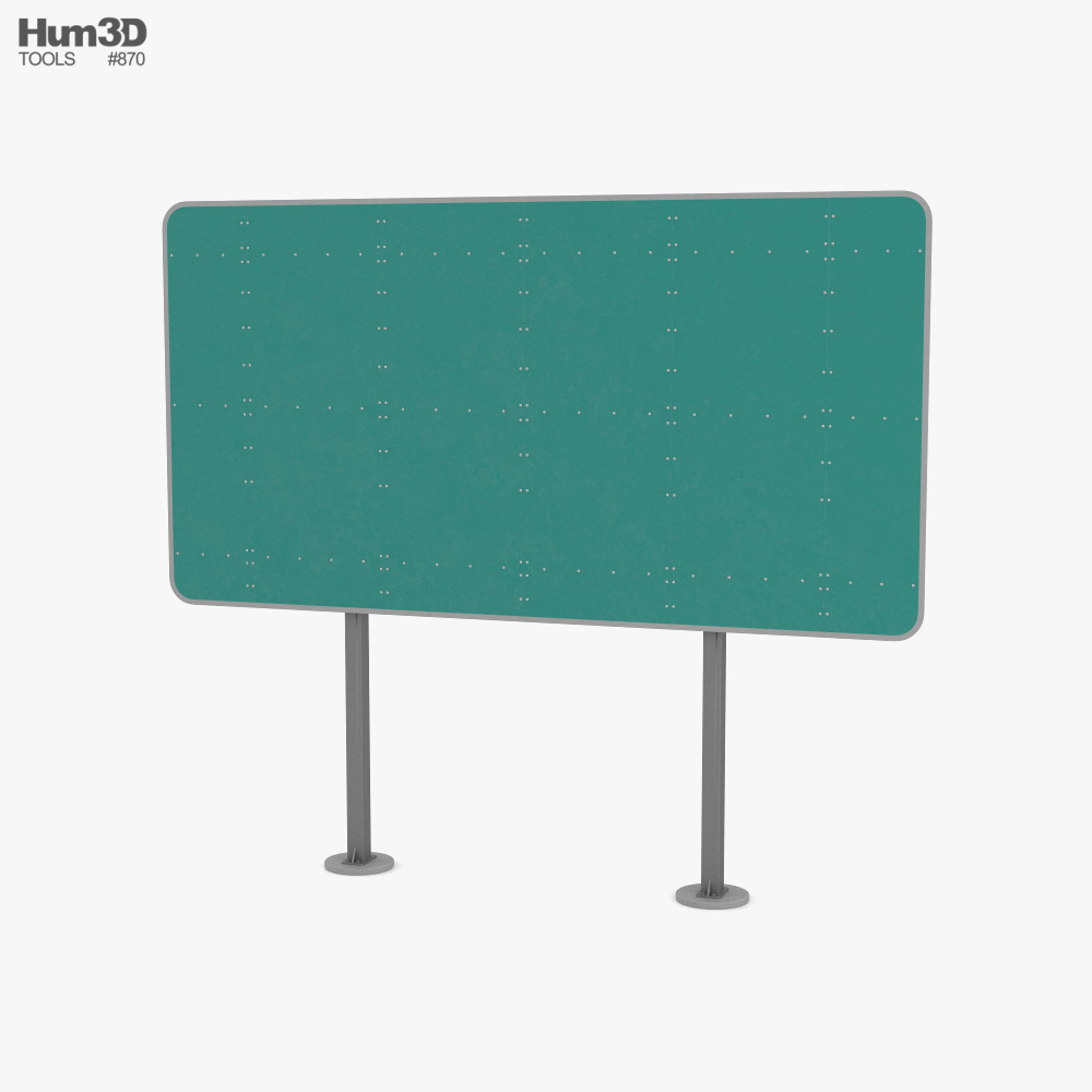 Highway Sign 3D model