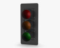Traffic Light LA Style 3d model