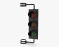 Traffic Light Black 3d model