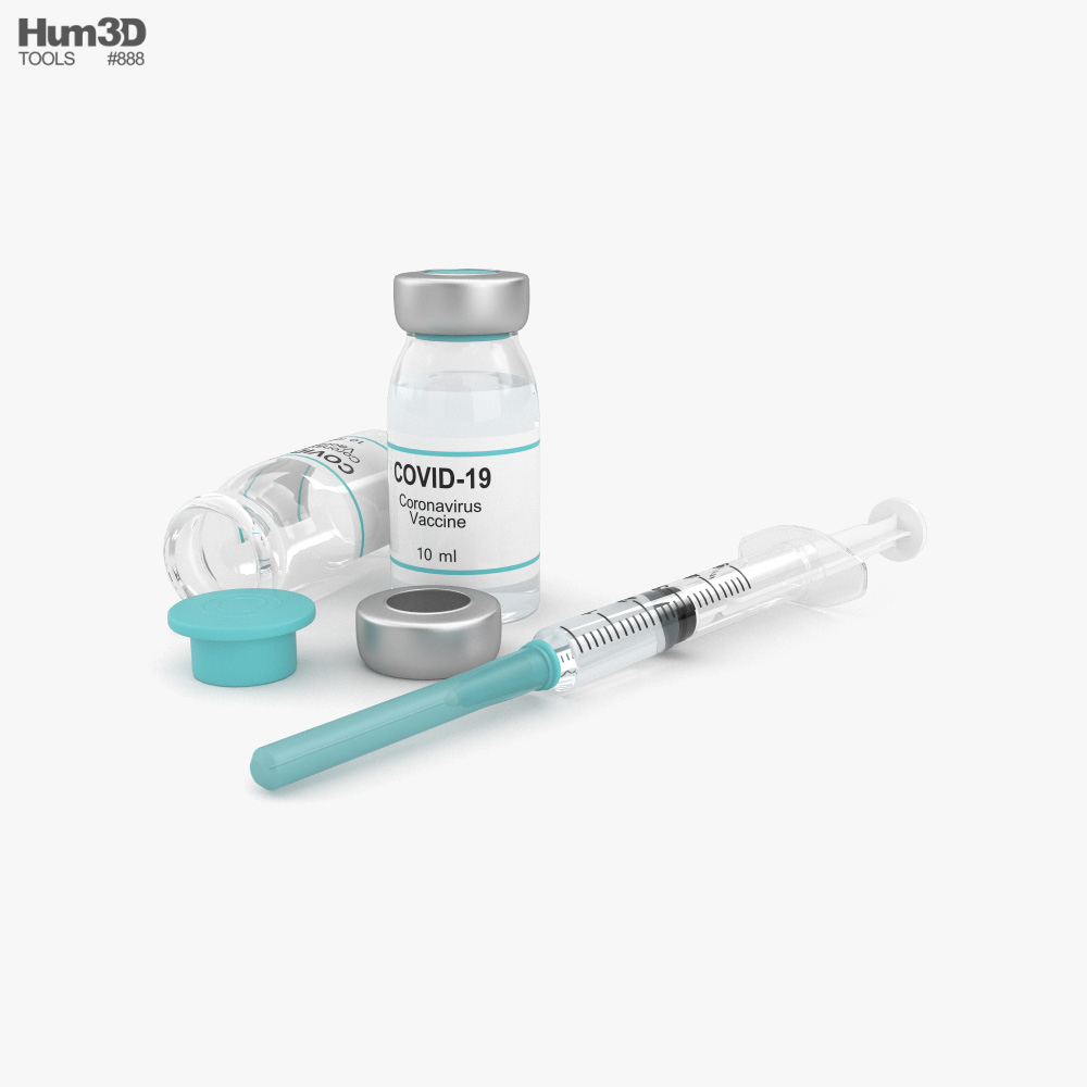 COVID-19ワクチン 3Dモデル