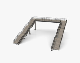 Footbridge 3D model