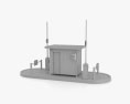 Security Guards Booth Modelo 3D