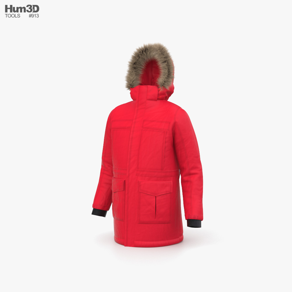 Winter Jacket 3D model