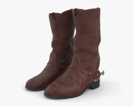 Cowboy Boots 3D model