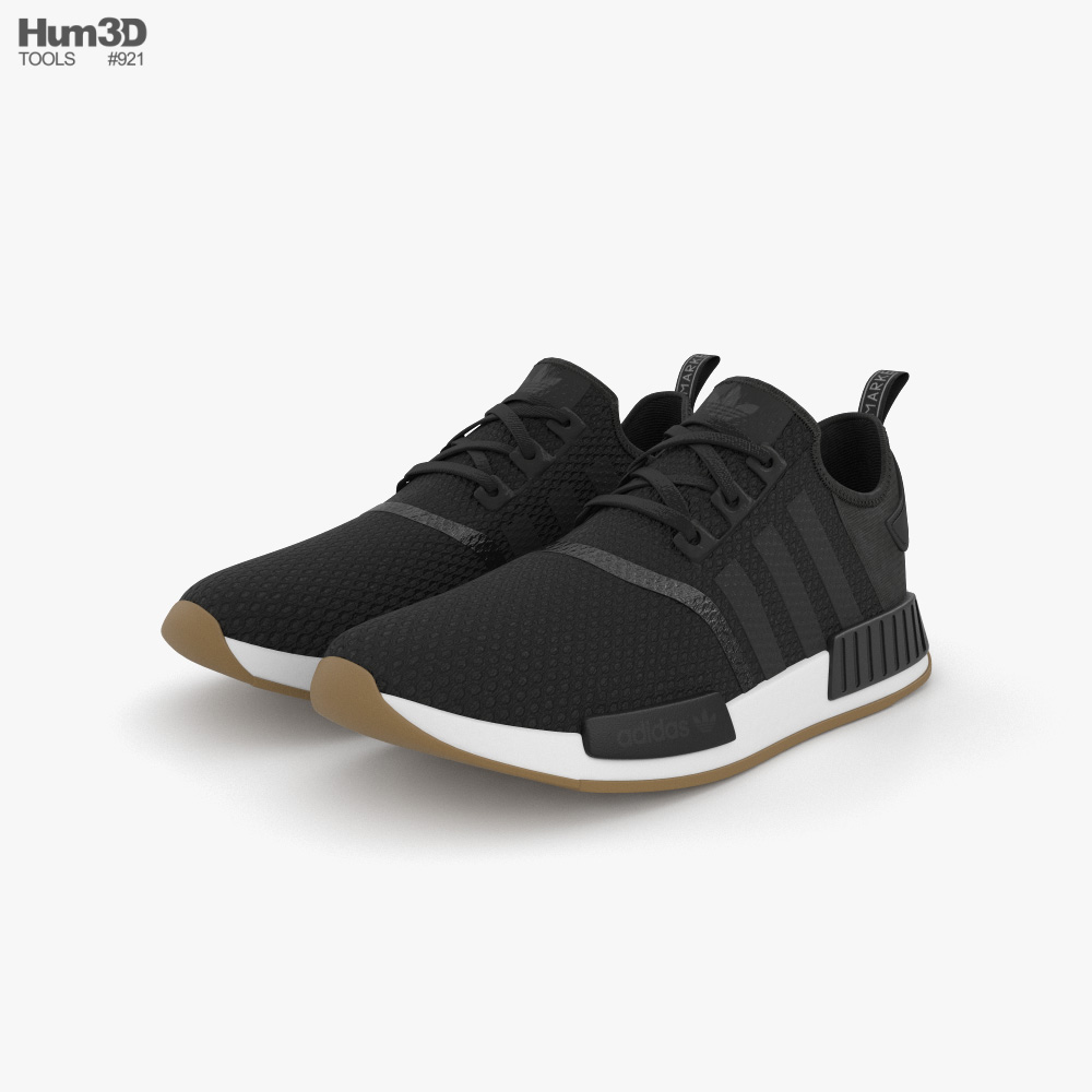 Adidas NMD R1 3D Clothes on Hum3D