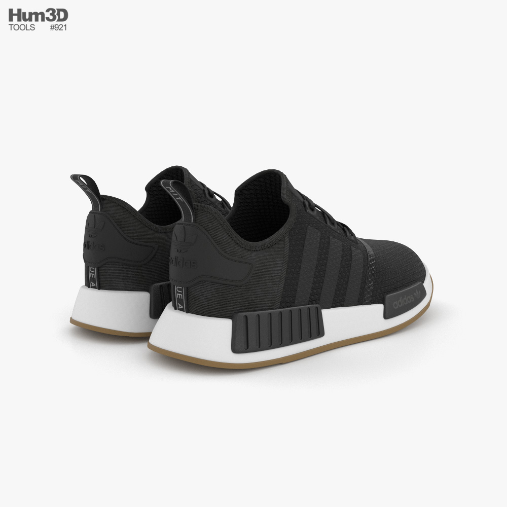 Adidas NMD R1 3D Clothes on Hum3D