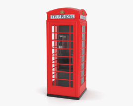 Londoner Telefonzelle 3D-Modell