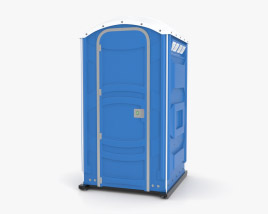 Portable Toilet cabin 3D model