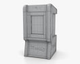 Caja de periódicos gratuita Modelo 3D