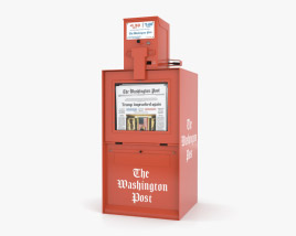 Zeitungsbox 3D-Modell