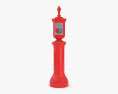 New York Fire and Police Call Box Old Style 3d model
