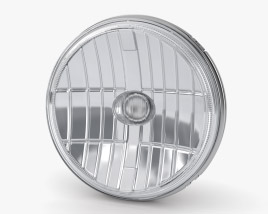 Optical Reflector LED Headlight 3D model