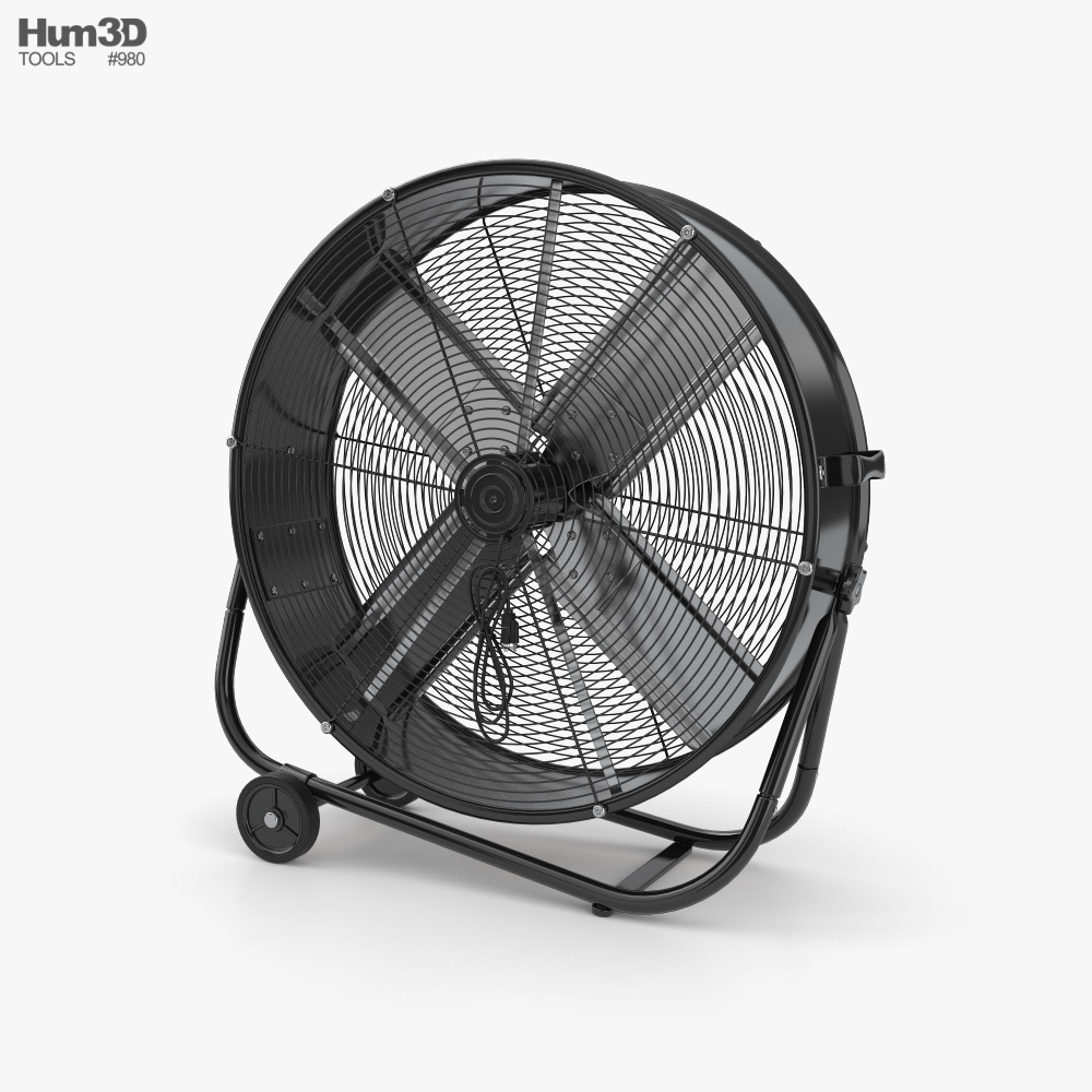 Промисловий вентилятор 3D модель