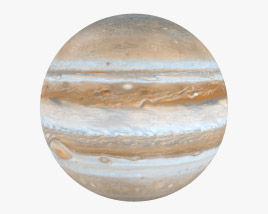 Jupiter 3D-Modell