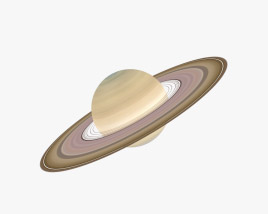 土星 3Dモデル
