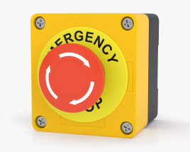 Botón de parada de emergencia Modelo 3D