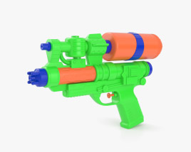 Pistolet à eau Modèle 3D