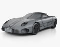 Toroidion 1MW 2015 3D-Modell wire render