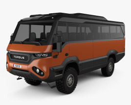 Torsus Praetorian bus 2018 3D model