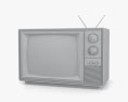 Toshiba Blackstripe TV retro Modelo 3D