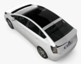 Toyota Prius 2010 3d model top view