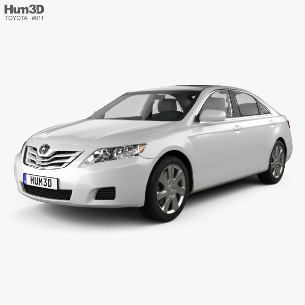Toyota Camry 2011 with HQ interior 3D model