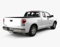 Toyota Tundra Double Cab 2014 3d model back view