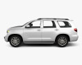 Toyota Sequoia 2013 3d model side view