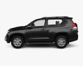 Toyota Land Cruiser Prado 3-door 2013 3d model side view