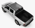Toyota Tacoma 双人驾驶室 2011 3D模型 顶视图