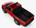 Toyota Tacoma Regular Cab 2014 3D模型 顶视图