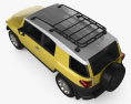 Toyota FJ Cruiser 2012 3Dモデル top view
