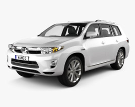 Toyota Highlander (Kluger) hybrid 2014 3D model