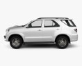 Toyota Fortuner 2014 3d model side view