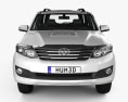 Toyota Fortuner 2014 3D 모델  front view