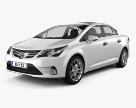 Toyota Avensis sedan 2014 3D model